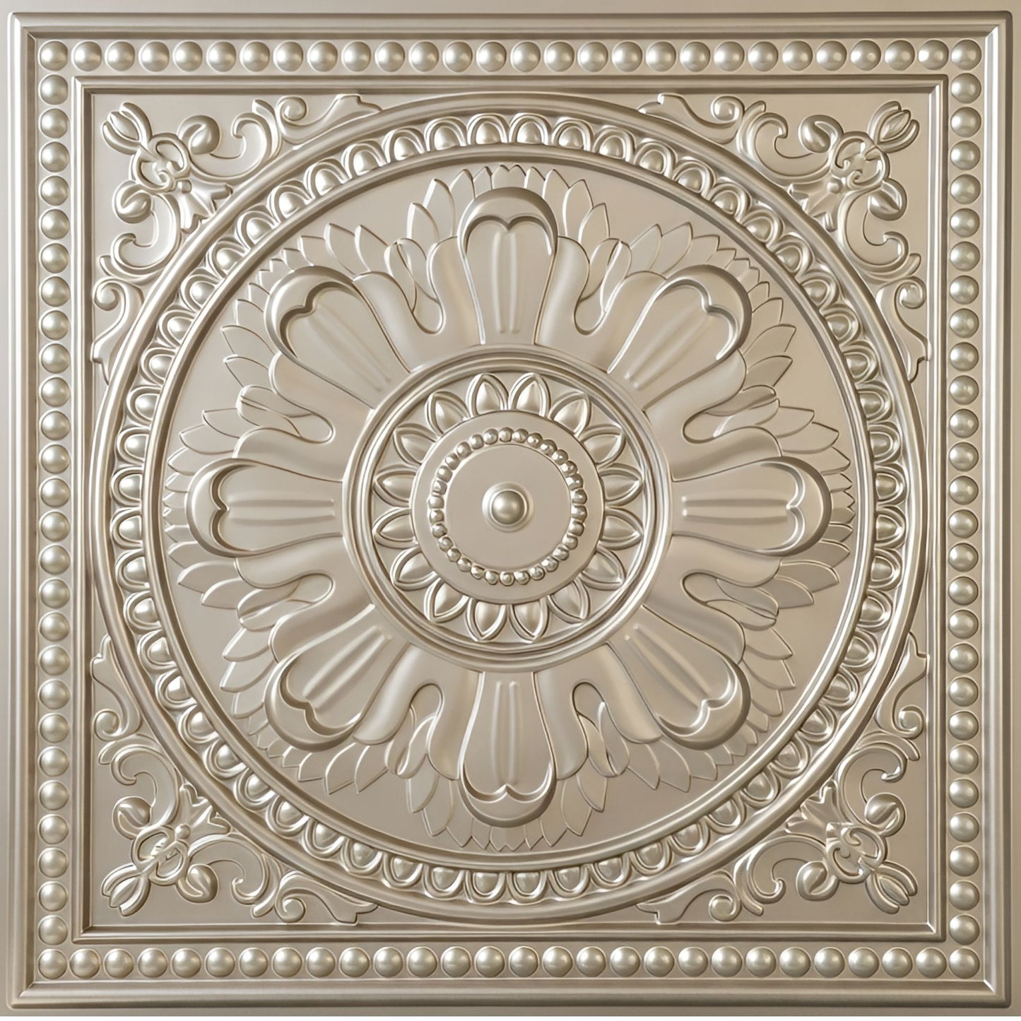 Modern PVC False Ceiling 60x60 cm - Orante Design | Champagne Gold