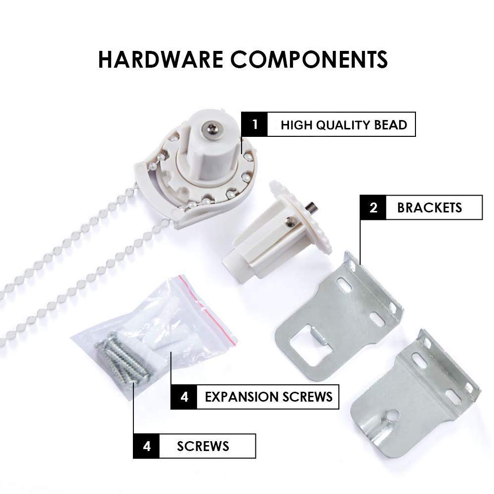 Blackout Roller Blinds for Window - Yellow Sunflower Flower Design Size