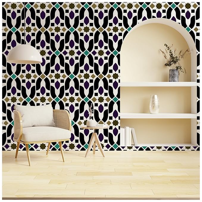Stencils for Wall Painting (Size 91 X 122 cm) Deepika Trellis