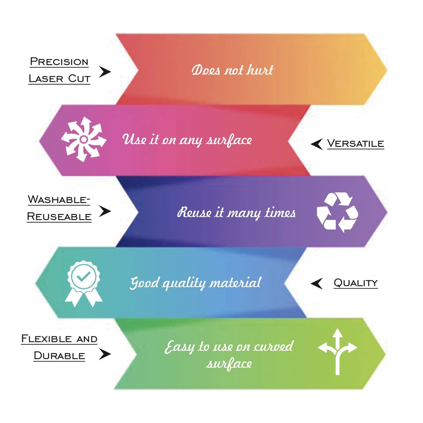 Conch Wall Design Stencil (KHS391)