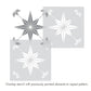 Latest A Star Design Stencils for Wall Painting (KDRDSS1103)