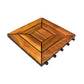 Wooden Deck Tiles Water Resistant,(30 X 30 cm, Square)