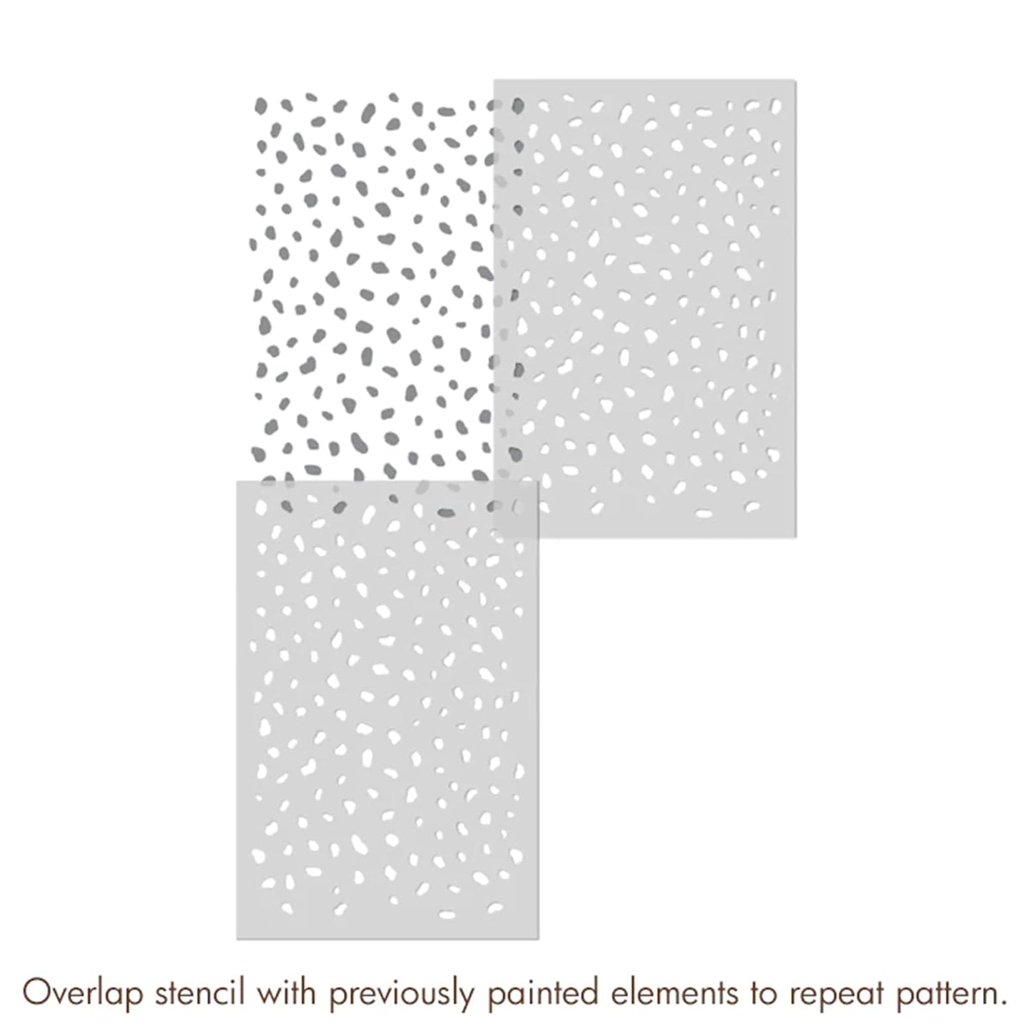 Latest Cheetah Spots Stencils for Wall Painting (KDRDSS1138)