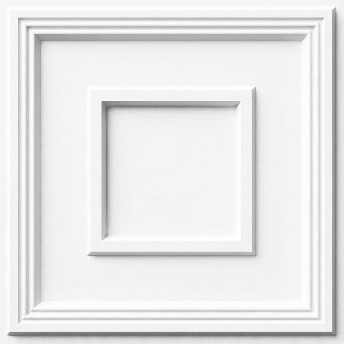 Modern PVC False Ceiling - 60x60 cm Square Design Metallic Coffee