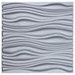 Grey 3D PVC Wall Panel for Decoration