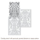 Latest Damask Floral Stencils for Wall Painting (KDRDSS1105-3648)