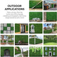 Artificial Vertical Wall Mat for Indoor & Outdoor Walls (Size 40 cm x 60 cm), Green VG5