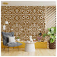 Latest Large Royal Mansion Moroccan Wall Stencil (KDRDSS1226)