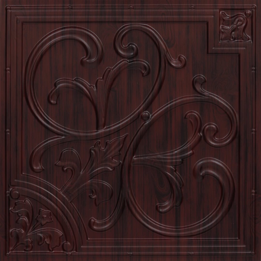 Modern PVC False Ceiling - 60x60 cm Lilies Design