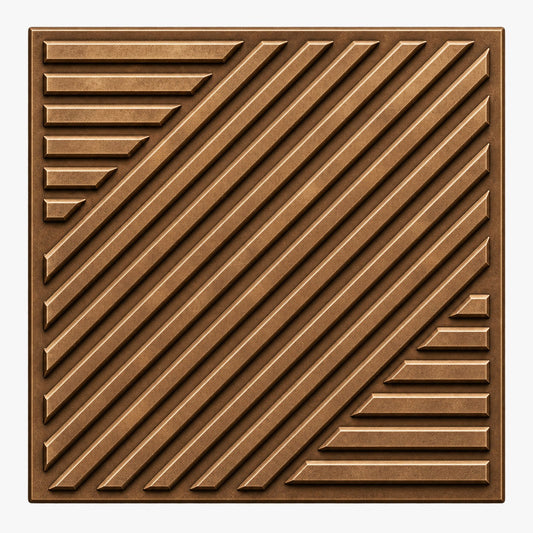 Gold Copper PVC Wall Panel