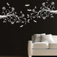 Dragonfly Flowers Wall Design Stencil (KHS310)