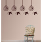 Birds and Cage Wall Design Stencil (KHS323)