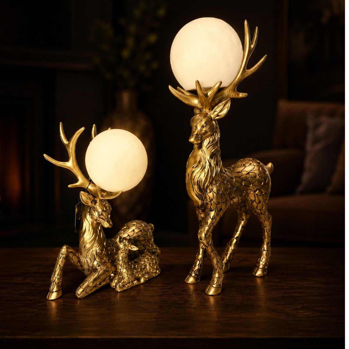 Abstract Modern Art Sculpture Showpiece for Home Decor - Swamp Deer