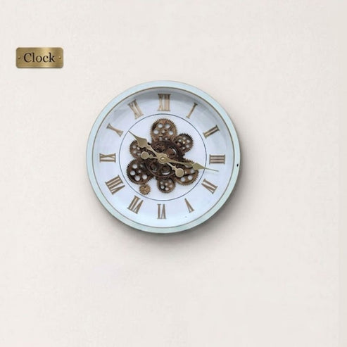 Classic Wall Clock Decorative Size-38 cm | Sky Blue