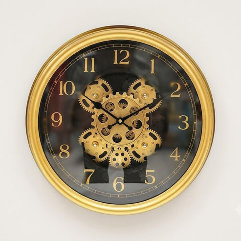 Classic Wall Clock Decorative Size-38 cm | Blur Black