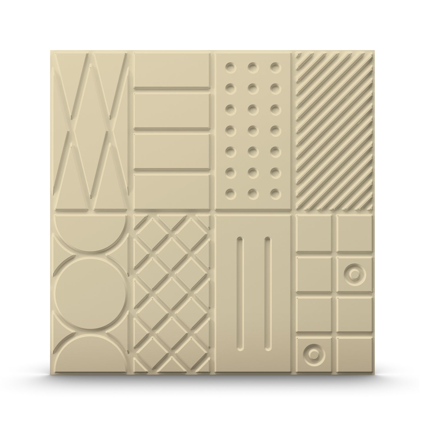 3D Self Adhesive Wall Panel TP114 Geometric Design 50x50 cm