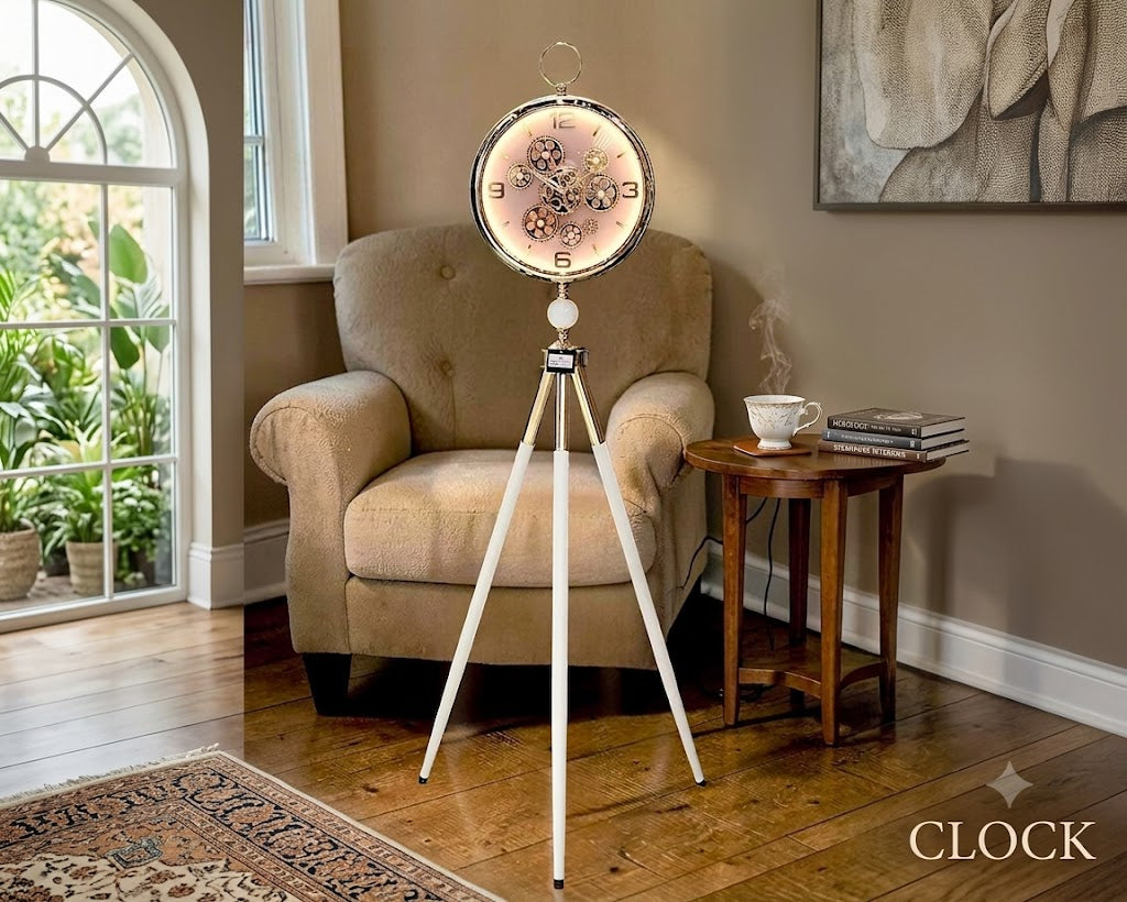 tripod clock