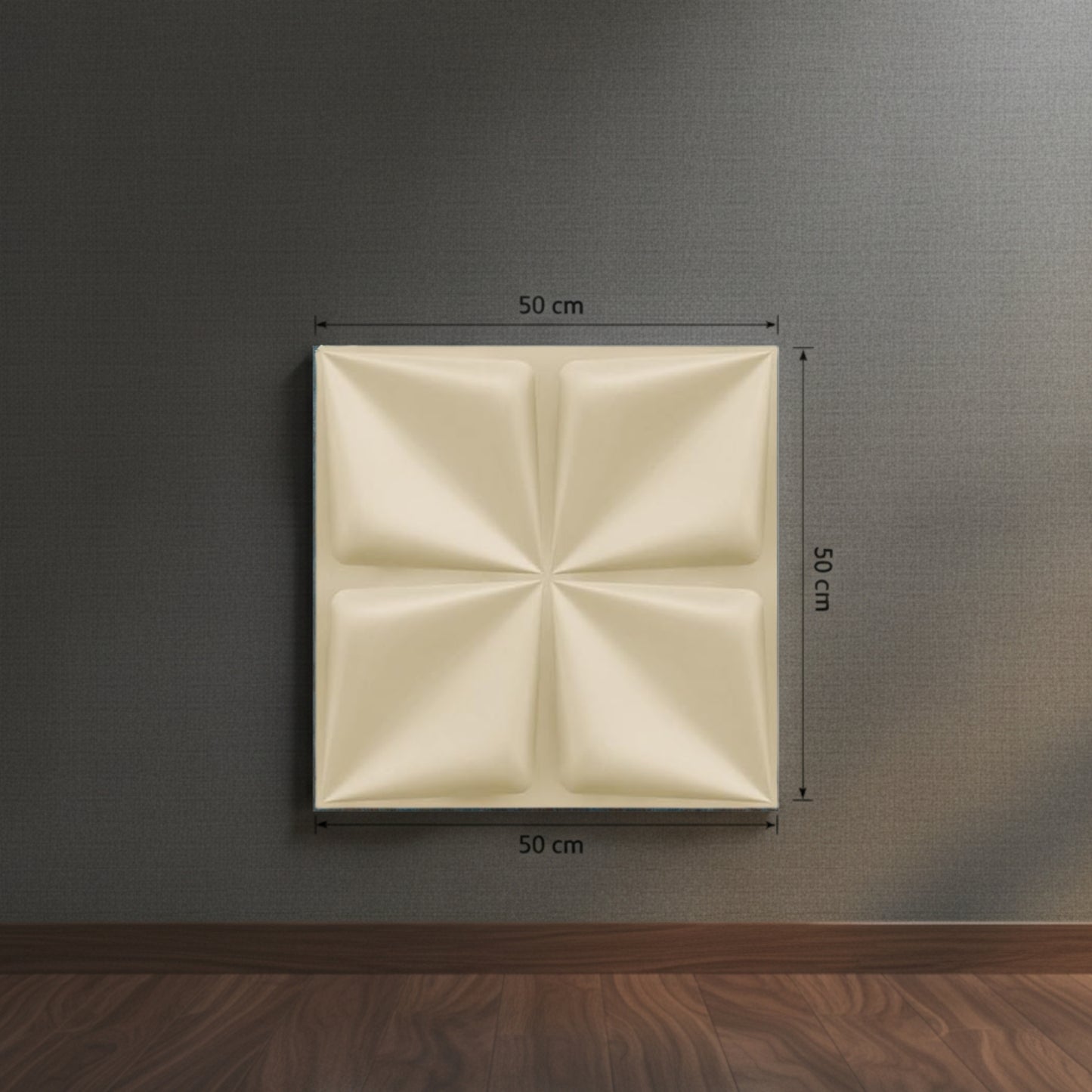 White Tail Bloom Design 3D Wall Panel View-3