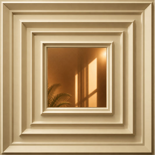 White Tail Copper Accent Design Acrylic 3D Wall Panel