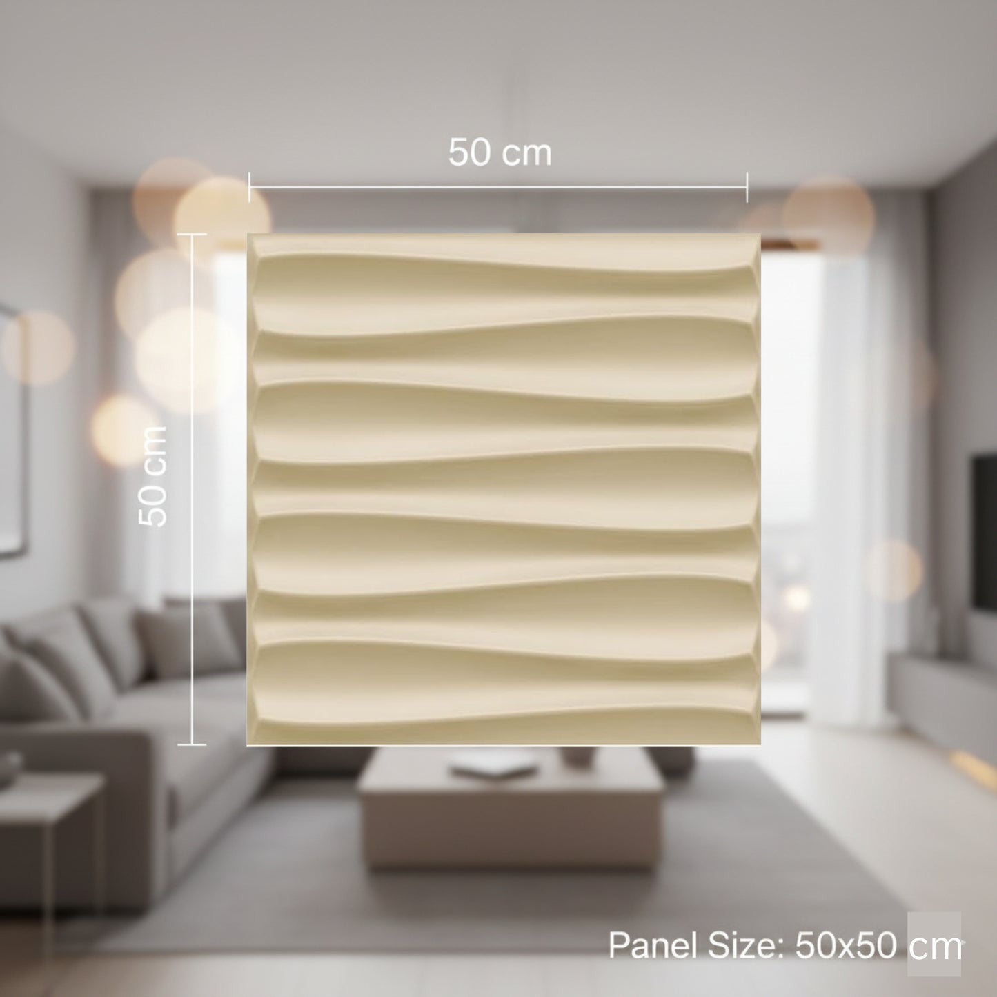 White Tail 3D Wall Panels Dune Design