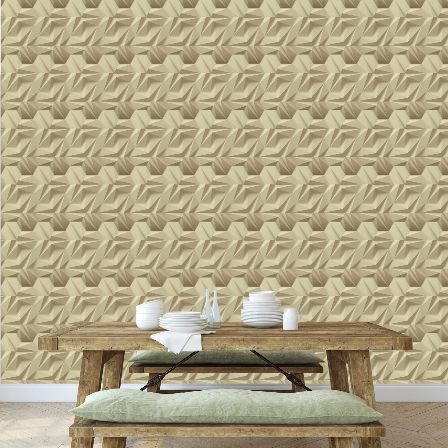 3D Wall Panels - Hexagon Design 43X45 cm