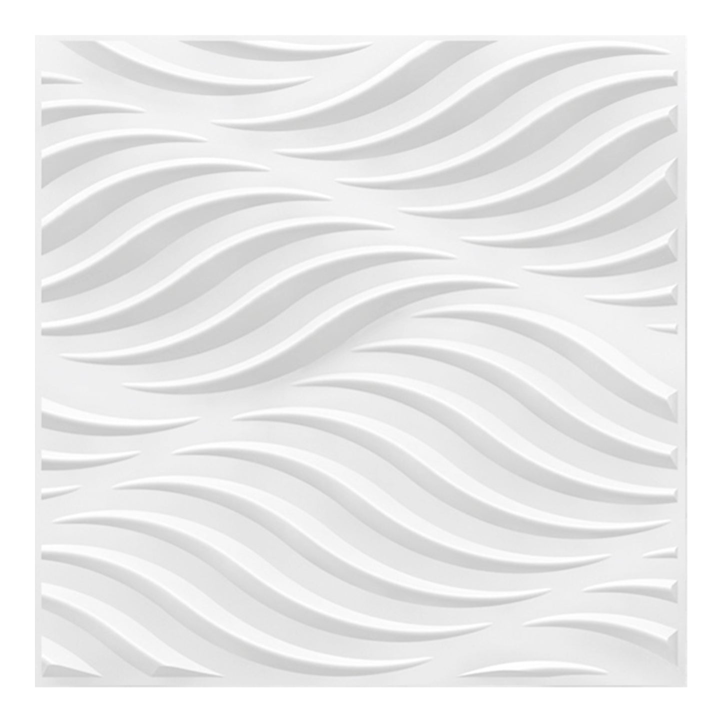3D Wall Panels - USA Certified SGS Approved PVC Swirl Design 50X50 cm