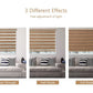 Zebra Blinds for Windows and Doors with Dual Shade, Light Control Blinds for Home & Office (Customized Size, 7045-Choco)