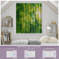 Vertical Blinds for Windows,French Door and Sliding Door Blinds for Smart Home Office, (Customized Size, Leafs)