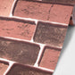 3D Latest Brick Design Brown & Red Wallpaper Roll for Home Walls 57 Sq Ft (0.53m or 33 Feet)
