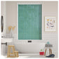 Kayra Decor Vertical Blinds for Windows - Vertical Blinds Curtain for Home - Bedroom, Kitchen, Sliding Door, and Balcony (Customized Size, Green)