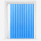 Kayra Decor Vertical Blinds for Windows - Vertical Blinds Curtain for Home - Bedroom, Kitchen, Sliding Door, and Balcony (Customized Size, Blue)