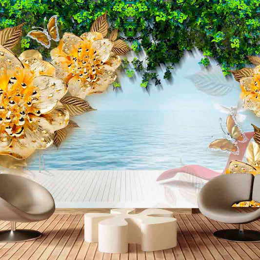 3D Nature Wallpaper Print, Customize/ Personalized Wallpaper for Smart Home Office