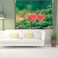 Printed Blackout Roller Blinds for Window- Hearts and flower
