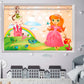 Printed Blackout Roller Blinds for Windows- Cute princess