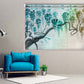 Printed Blackout Roller Blinds for Window Trees Oil Paintings Colorful
