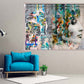 Blackout Roller Blinds for Window Abstract art