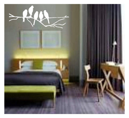 colour stencil living room