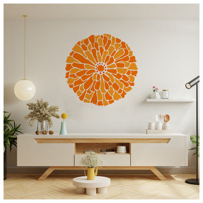 Reusable design stencil for wall and furniture painting