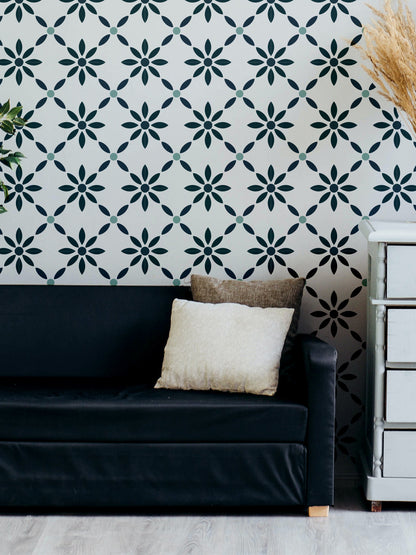 modern wall stencils for painting