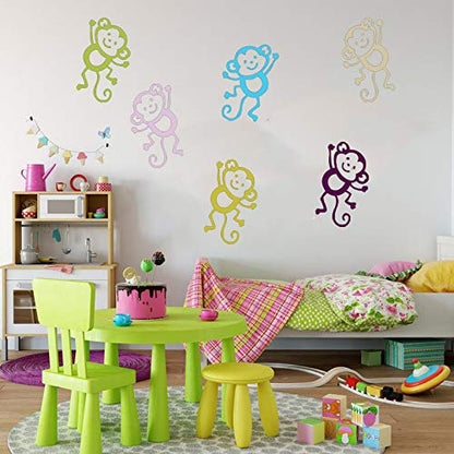 abstract stencils for wall painting