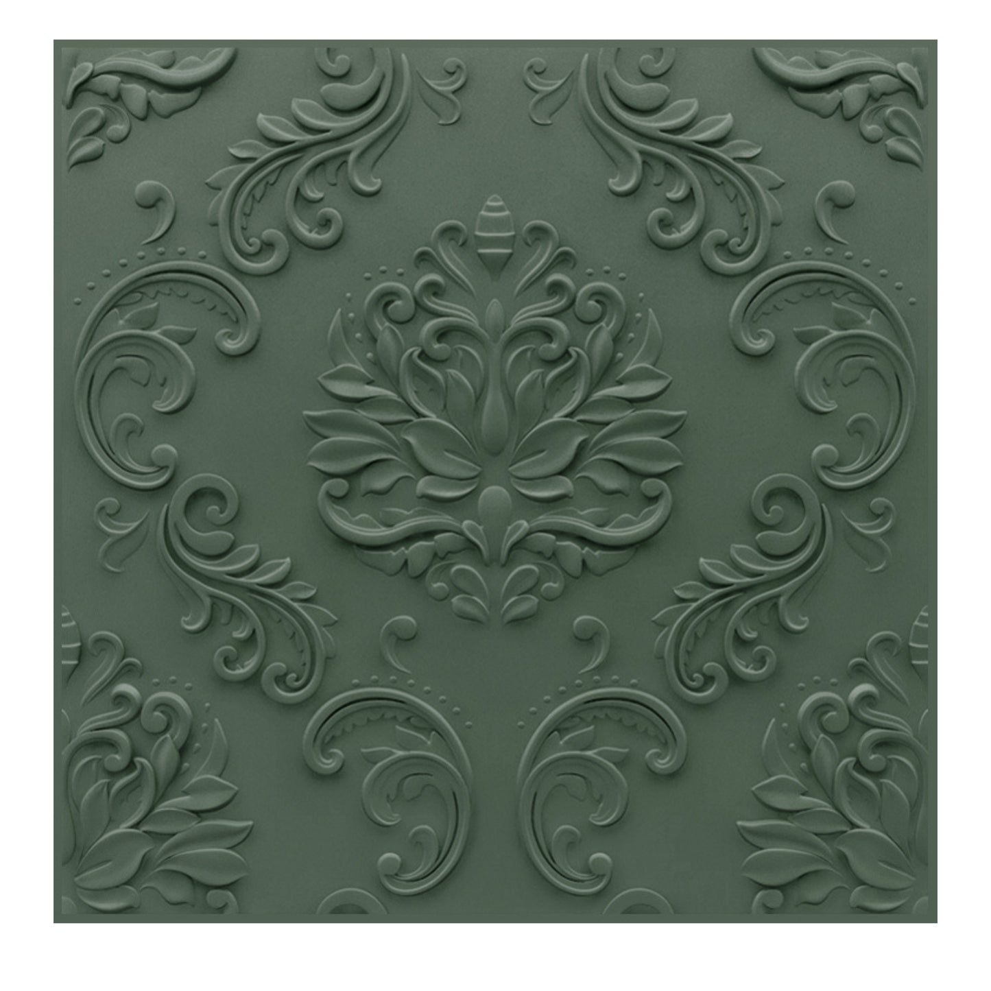 3D Self Adhesive Wall Panel -Damask Design -50x50 cm