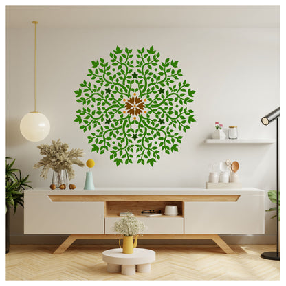 wall stencil for living room