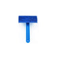 Wood Grain Rubber Paint Roller with Handle (Size 10 cm, Blue)