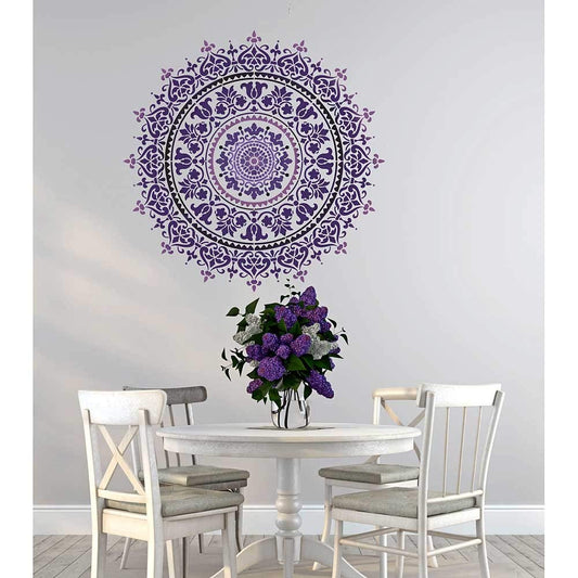 Urban Art Mandala Design Stencil for Wall Painting (KDS36060)