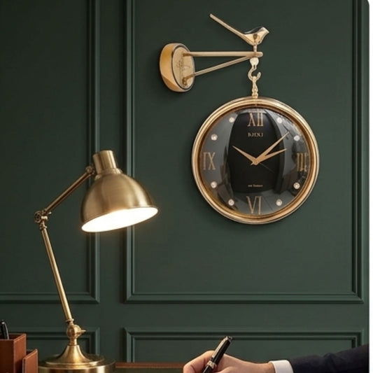 Classic Wall Clock Decorative Size-30 cm | Gold Black