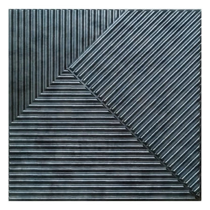 Bronze Rust 3D Wall Panels Stripe Design