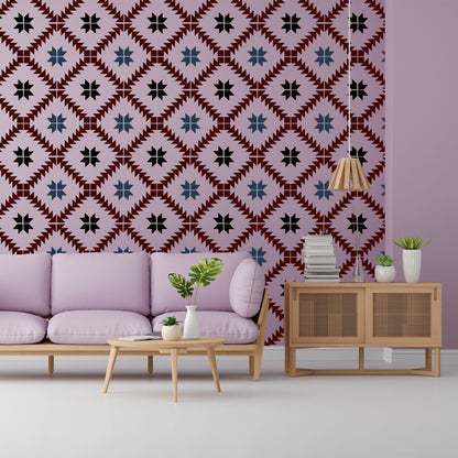 Reusable art stencil for furniture and floor painting