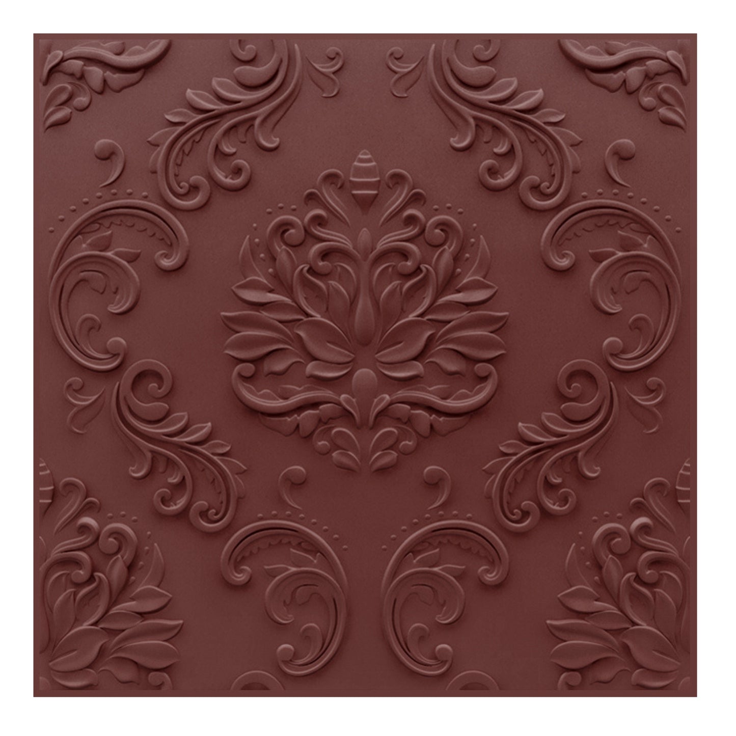 3D Self Adhesive Wall Panel -Damask Design -50x50 cm