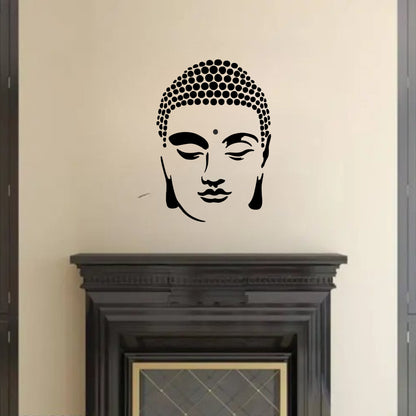living room wall painting stencils