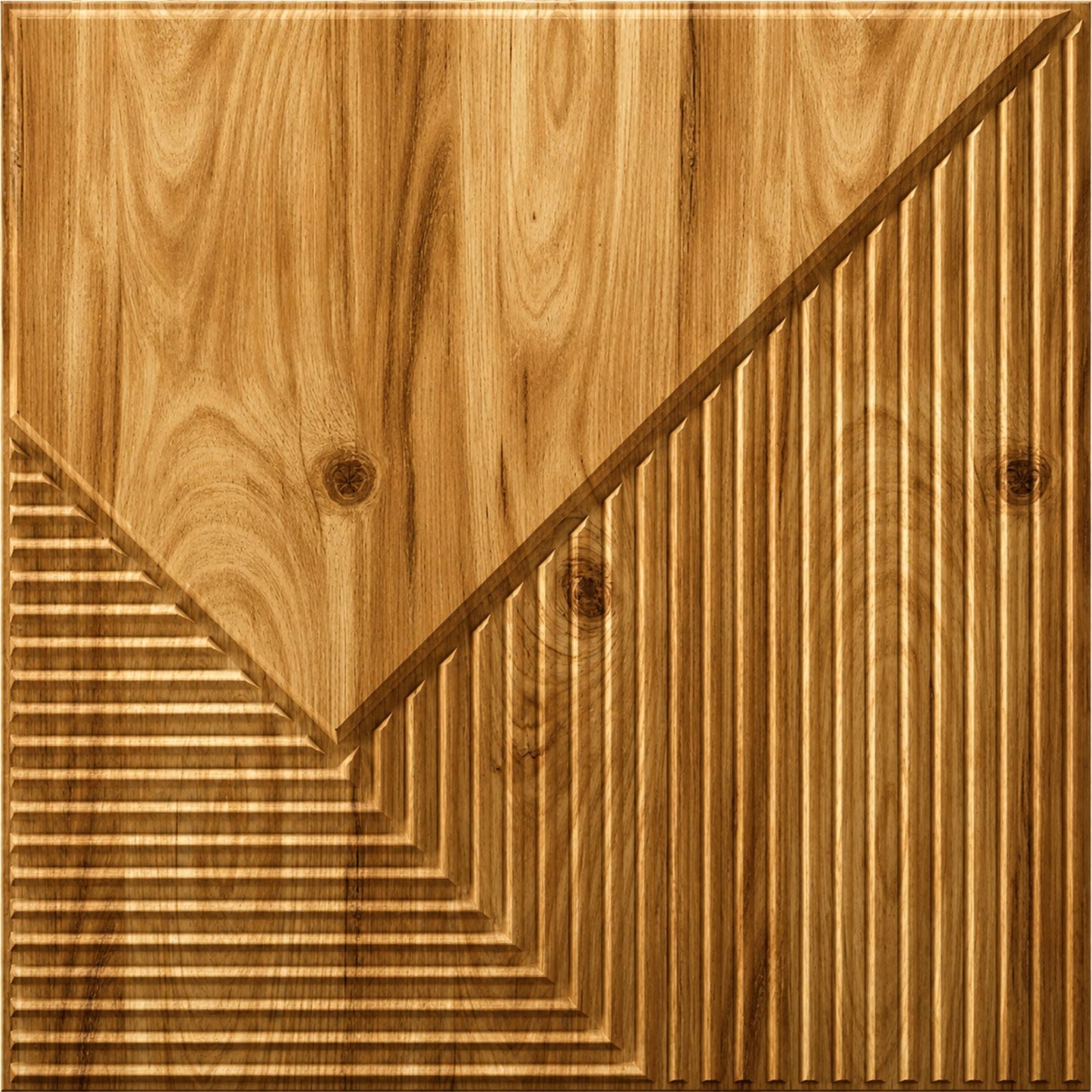 3D Wall Panels for Home Decor PVC Plaina Design 50X50 cm
